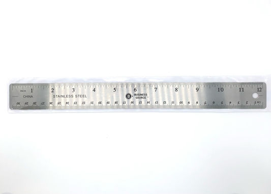 Stainless Steel 12” Ruler