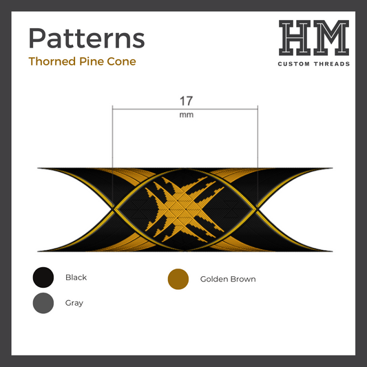 Thorned Pinecone Step by Step