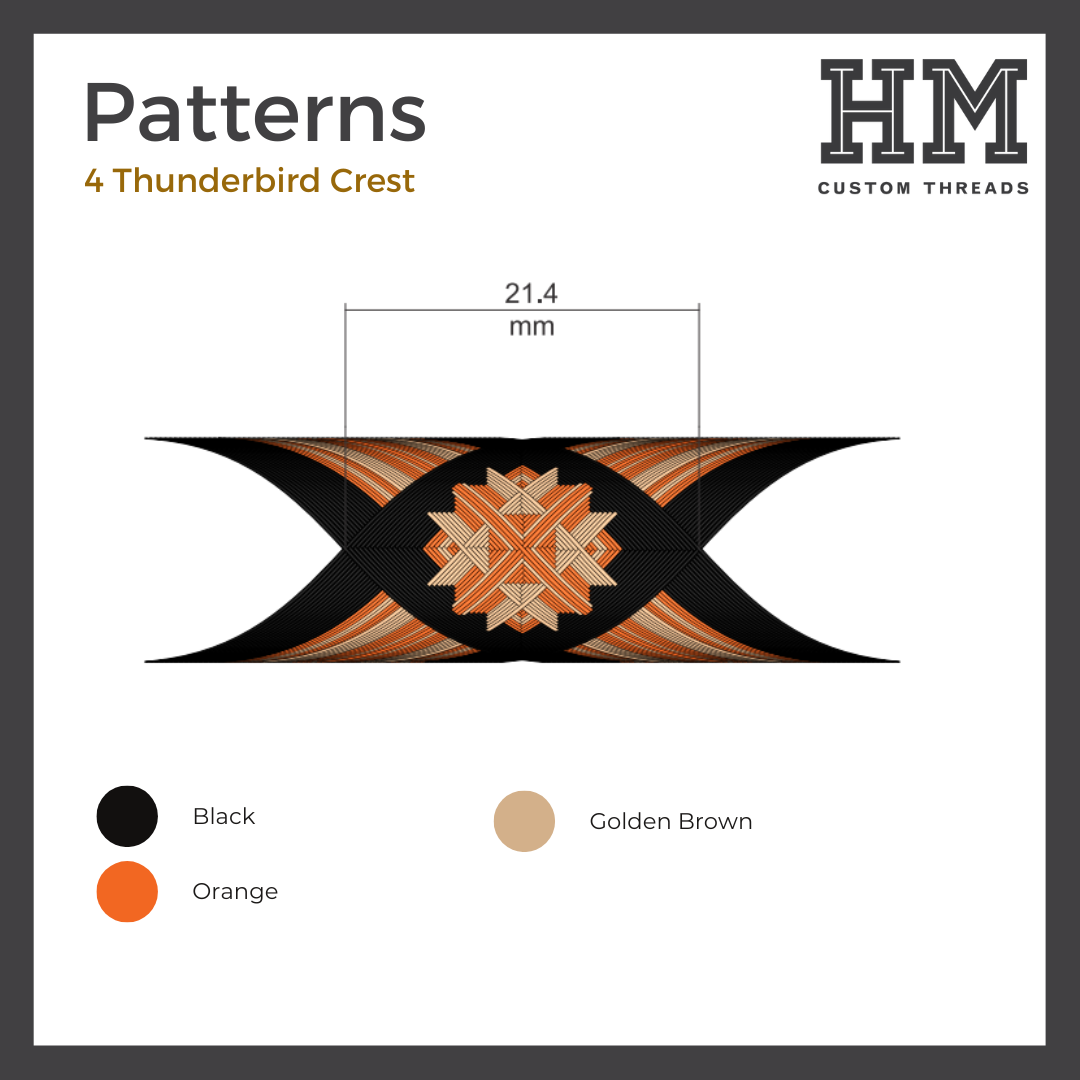 4 Thunderbird Crest Step by Step