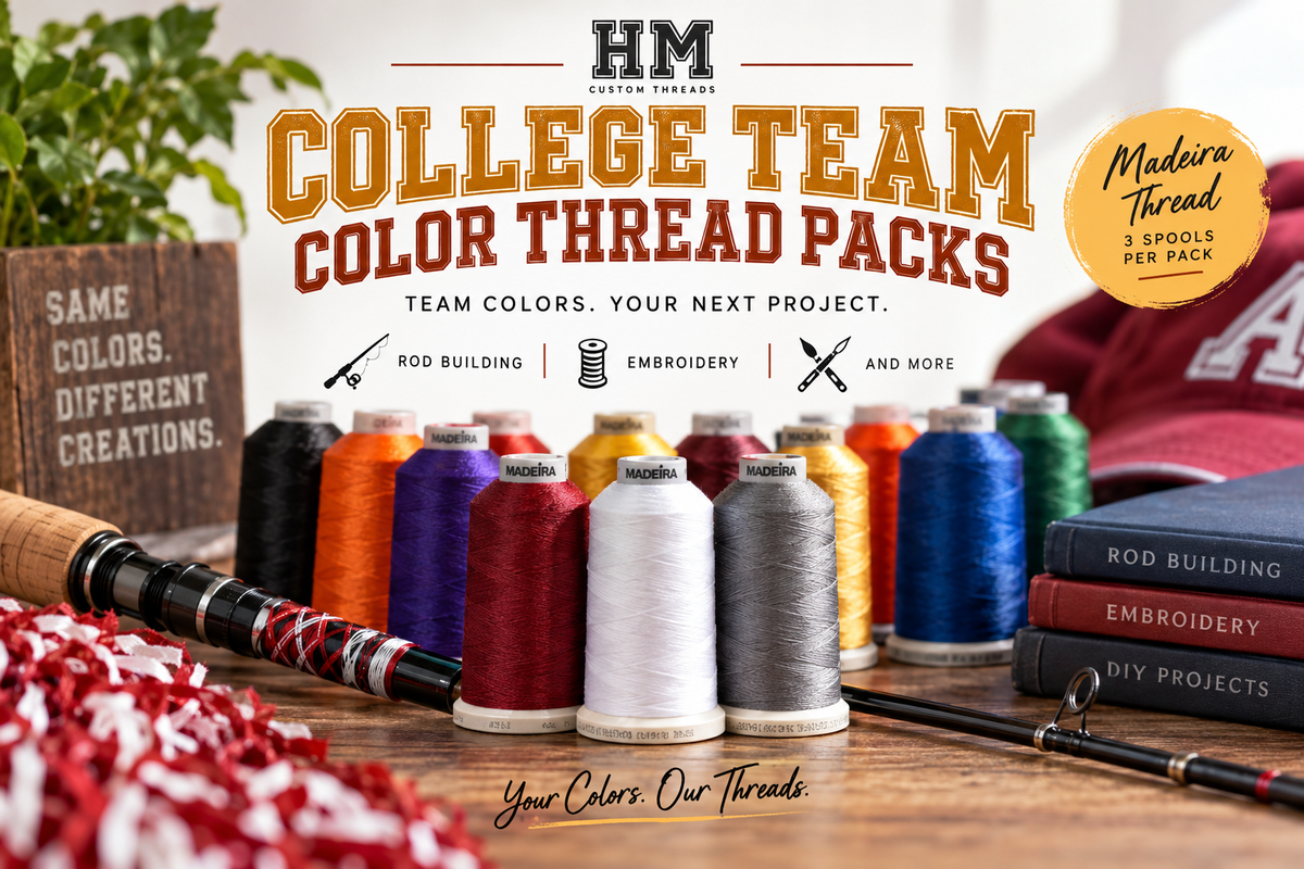College Team Color Thread Packs