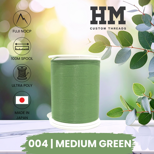 Fuji 004 Medium Green Ultra Poly NOCP Thread