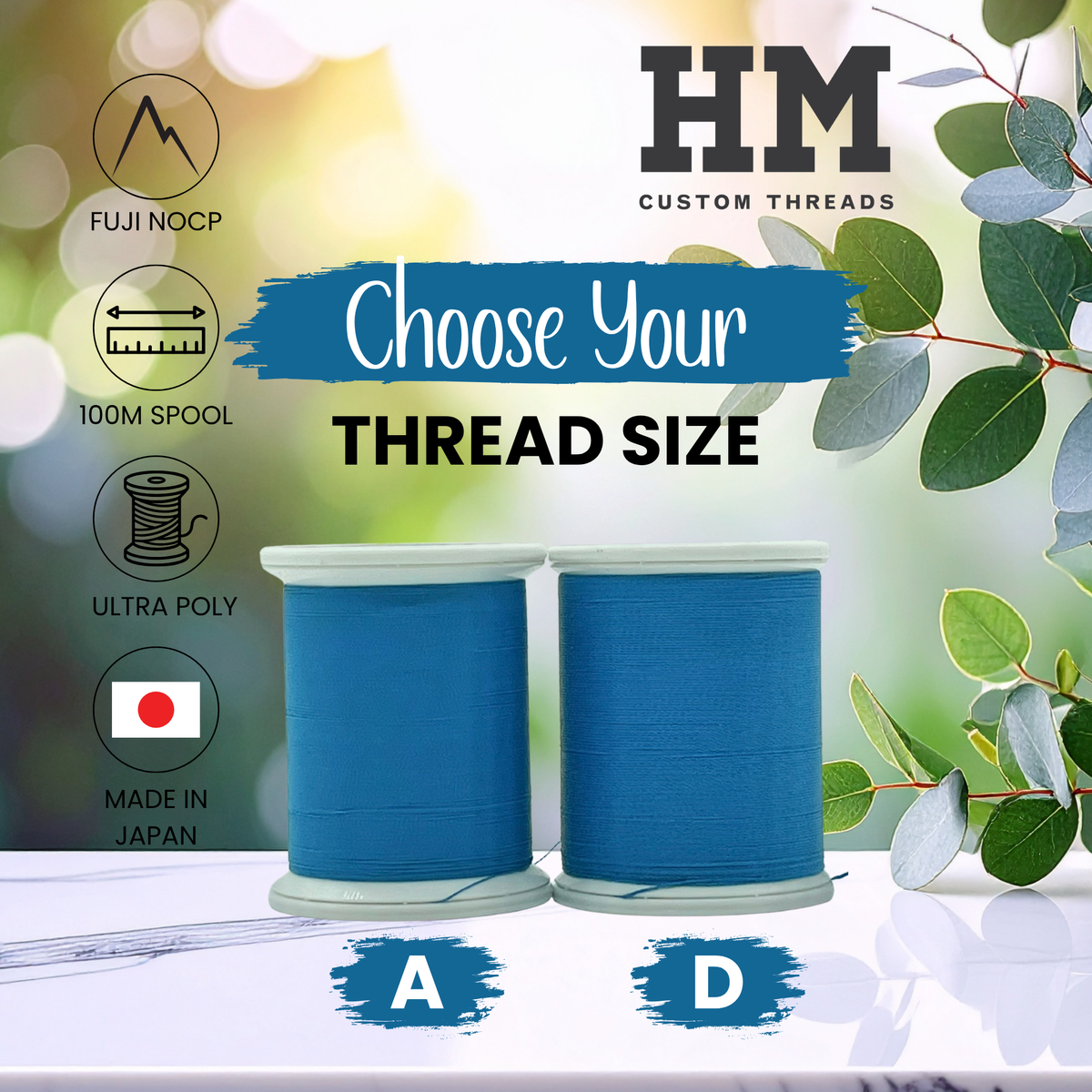 Fuji 009 Royal Blue Ultra Poly NOCP Thread