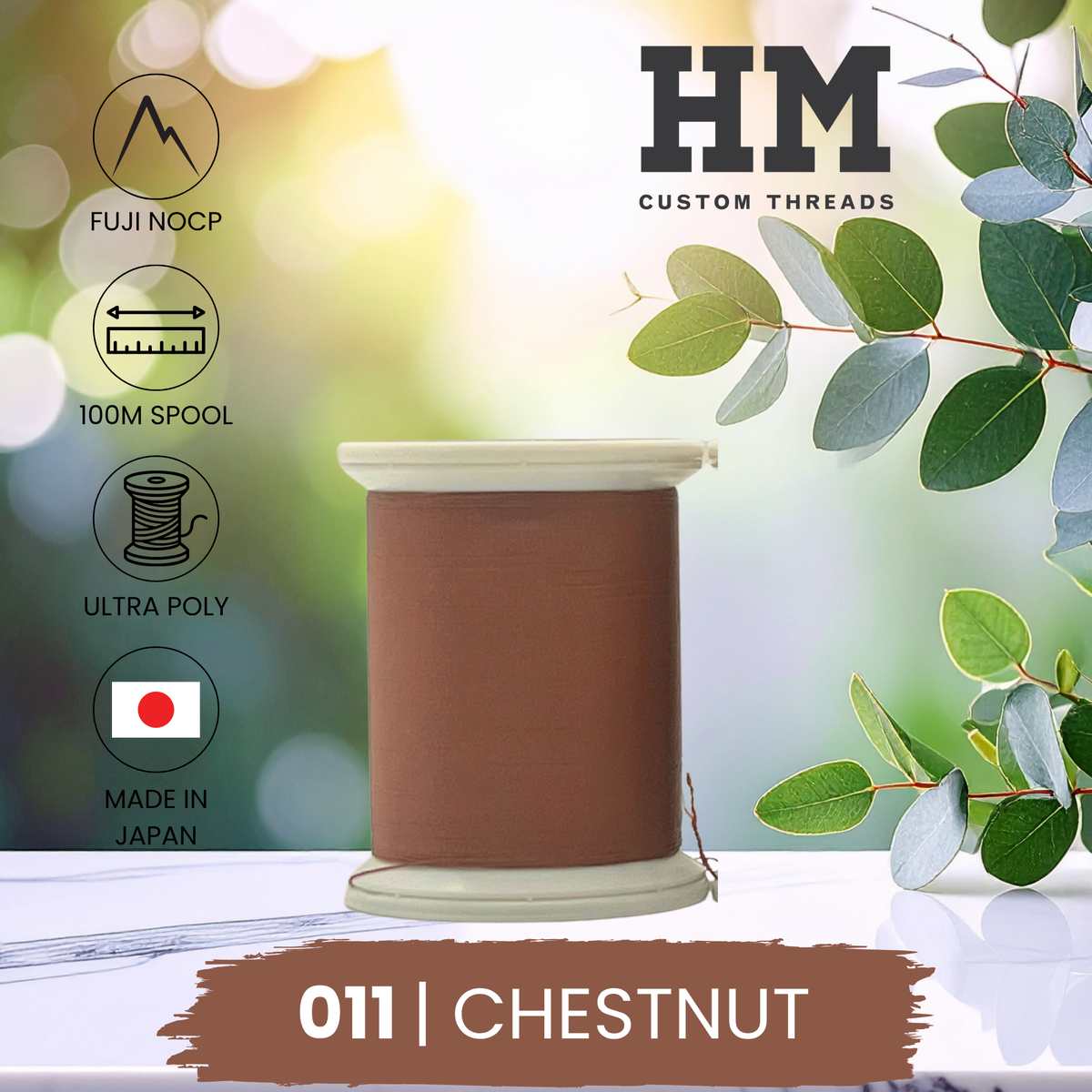 Fuji 011 Chestnut Ultra Poly NOCP Thread