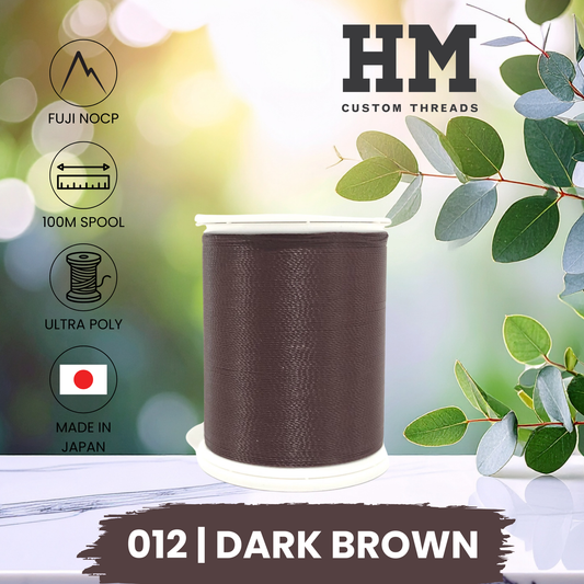 Fuji 012 Dark Brown Ultra Poly NOCP Thread