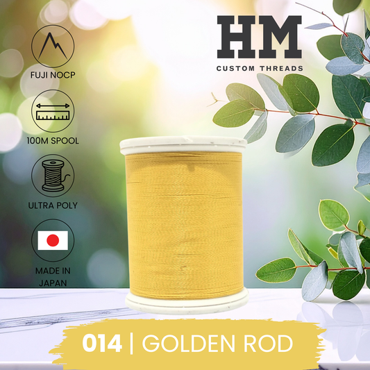 Fuji 014 Golden Rod Ultra Poly NOCP Thread