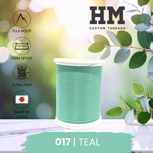 Fuji 017 Teal Ultra Poly NOCP Thread
