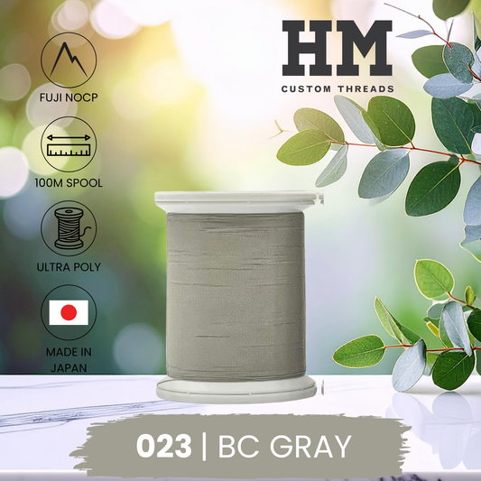 Fuji 023 BC Gray Ultra Poly NOCP Thread