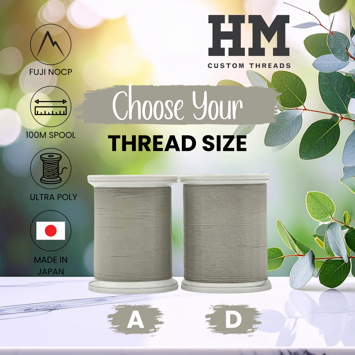 Fuji 023 BC Gray Ultra Poly NOCP Thread