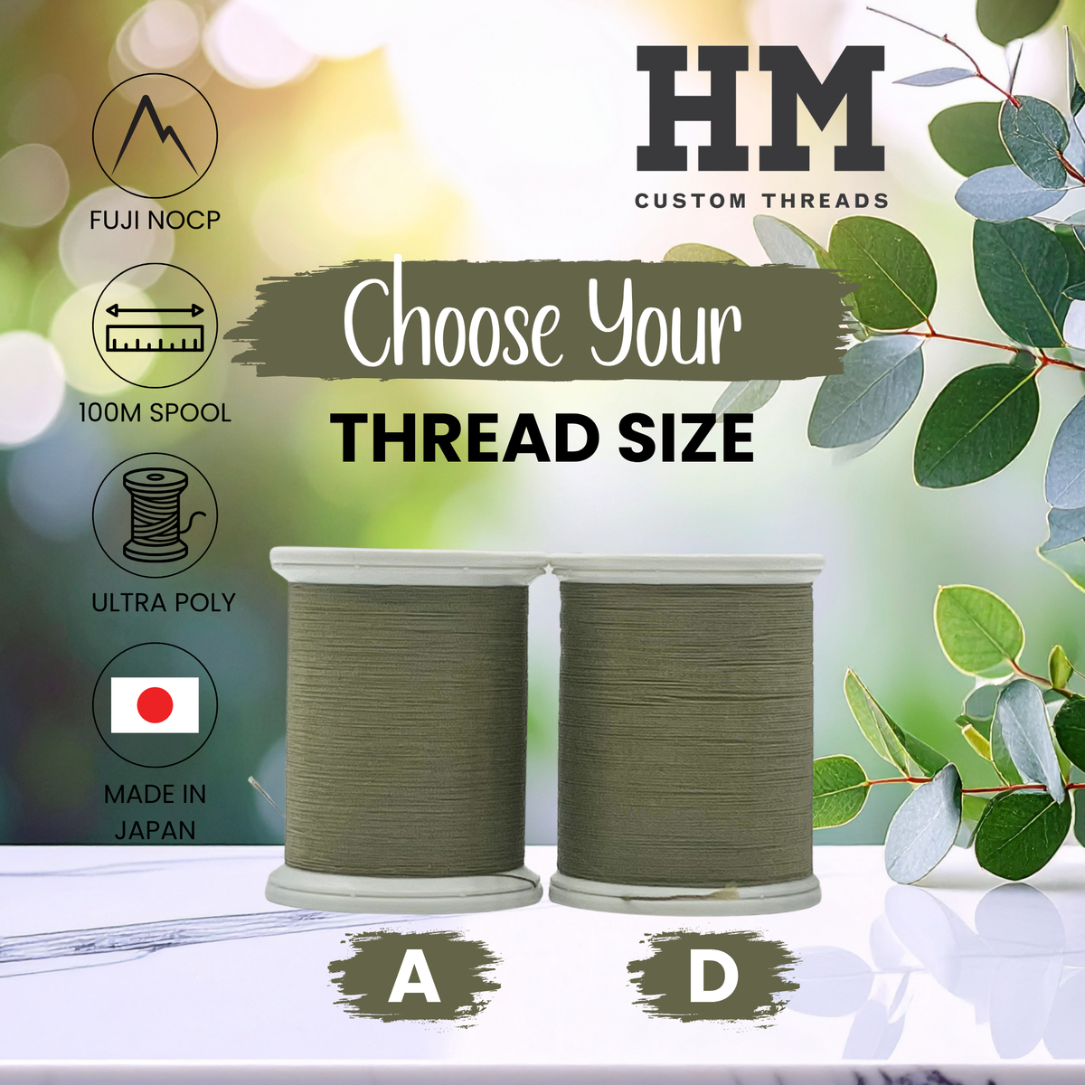 Fuji 026 Moss Brown Ultra Poly NOCP Thread