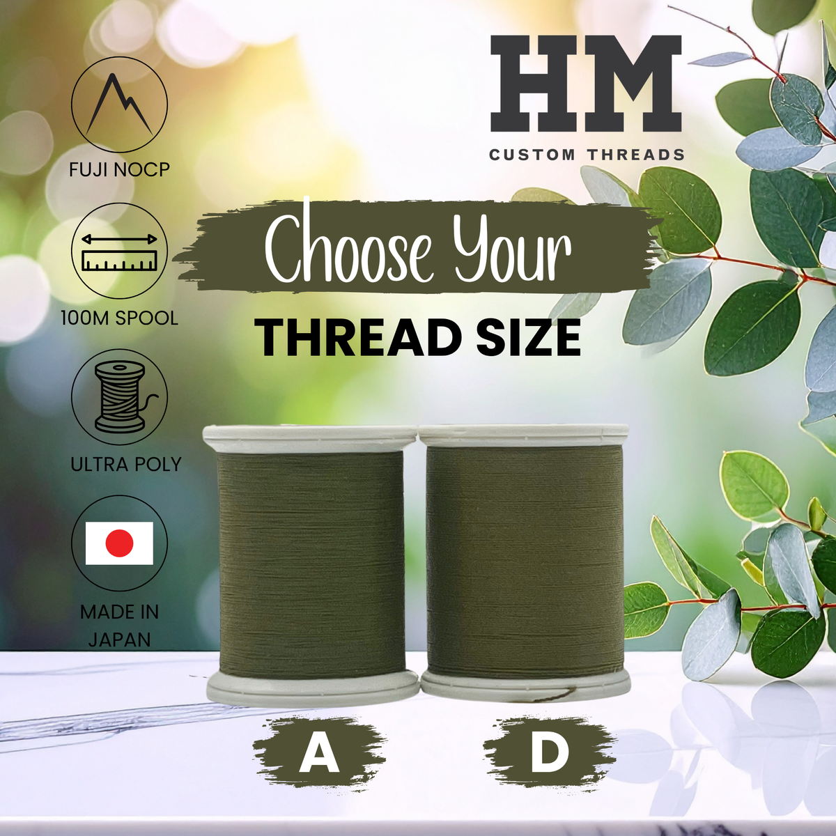 Fuji 027 Moss Green Ultra Poly NOCP Thread