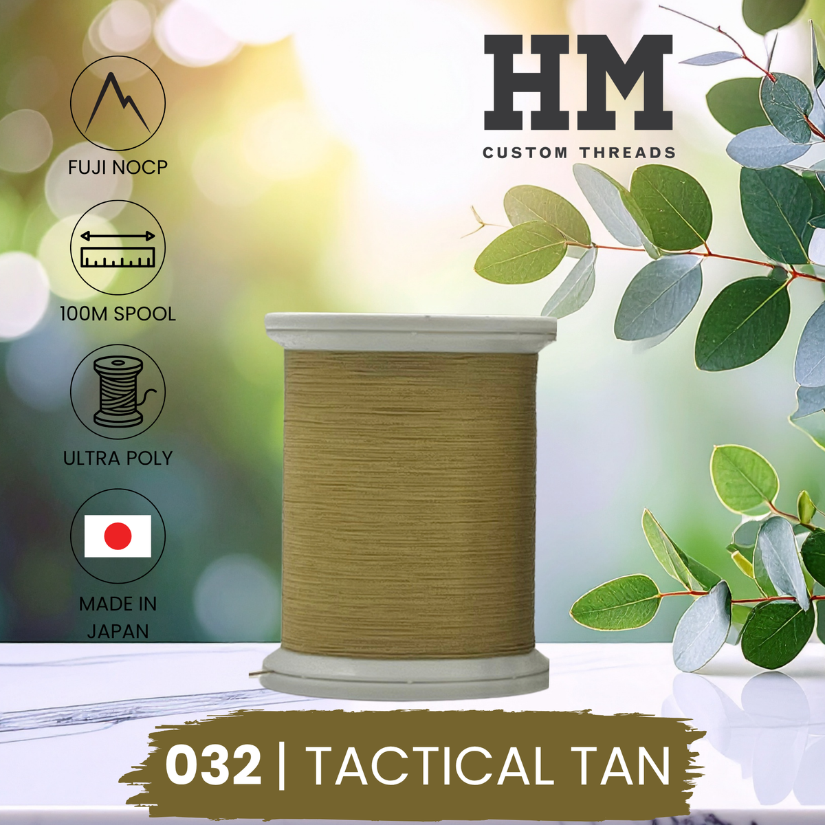 Fuji 032 Tactical Tan Ultra Poly NOCP Thread
