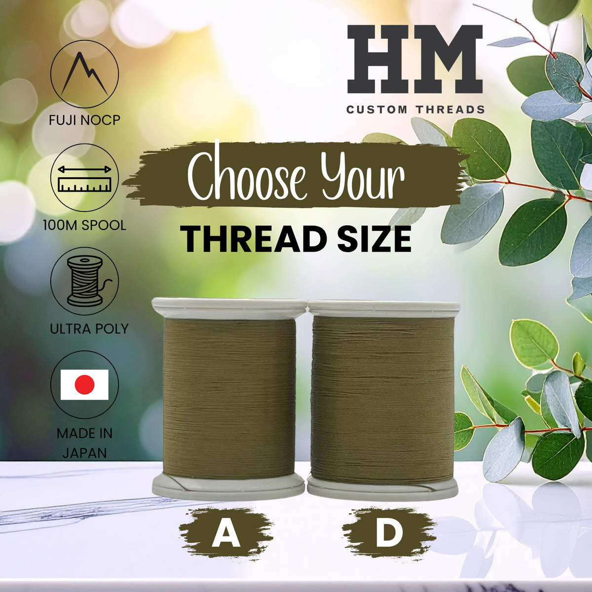 Fuji 033 Flat Dark Earth Ultra Poly NOCP Thread