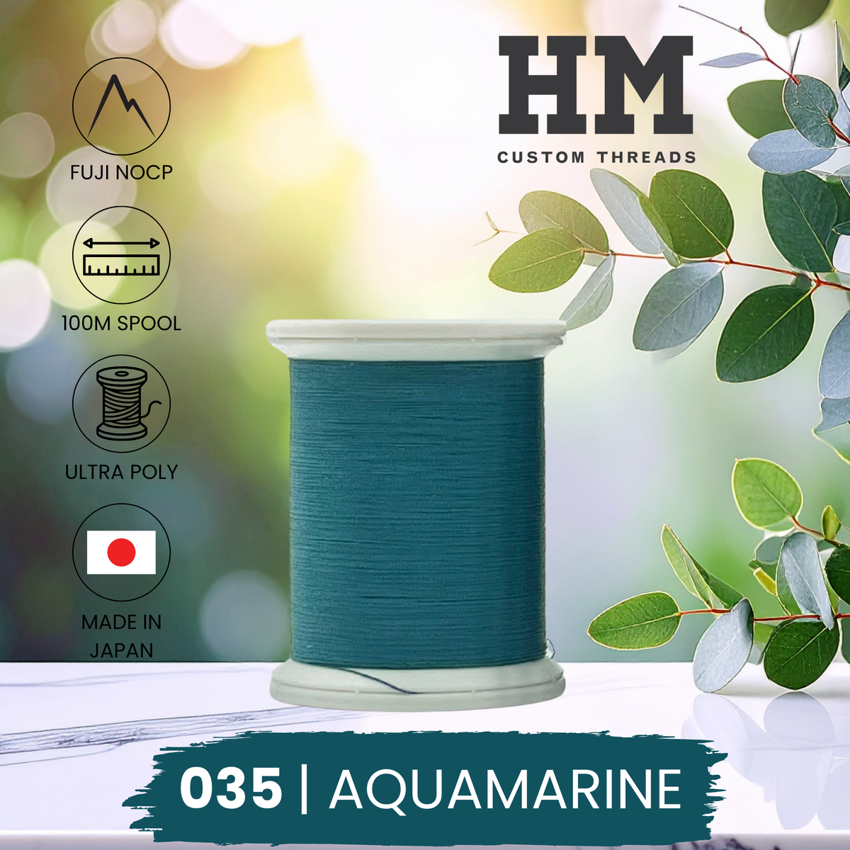 Fuji 035 Aquamarine Ultra Poly NOCP Thread