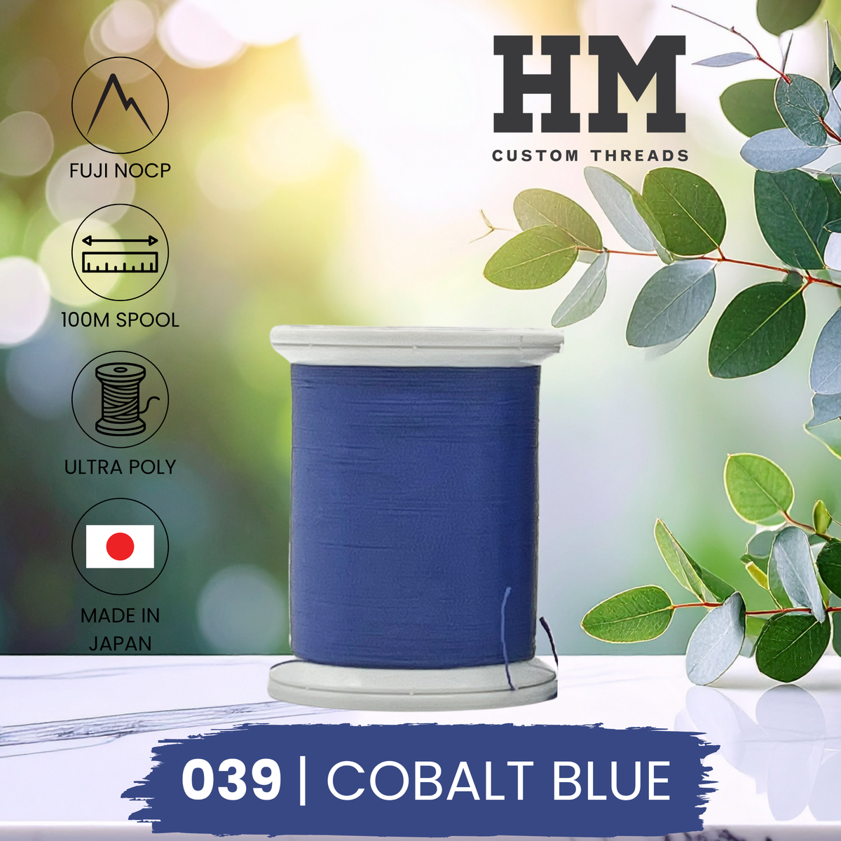 Fuji 039 Cobalt Blue Ultra Poly NOCP Thread