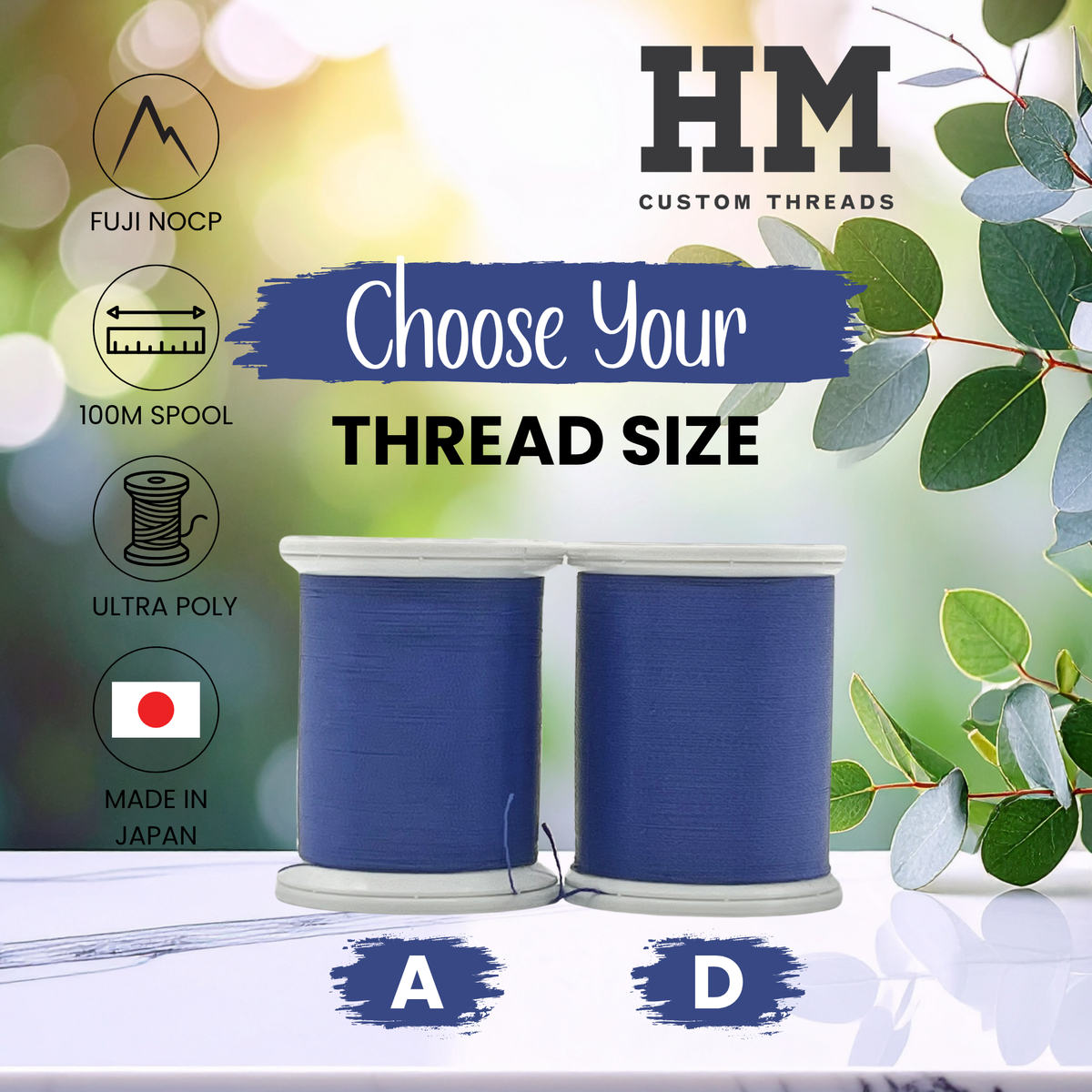 Fuji 039 Cobalt Blue Ultra Poly NOCP Thread