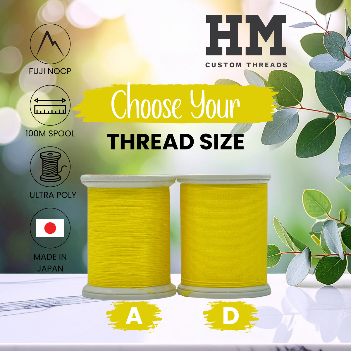 Fuji 042 Taxi Cab Yellow Ultra Poly NOCP Thread