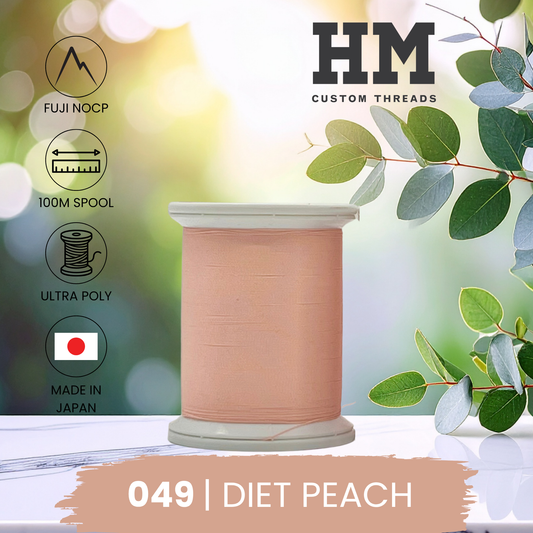 Fuji 049 Diet Peach Ultra Poly NOCP Thread