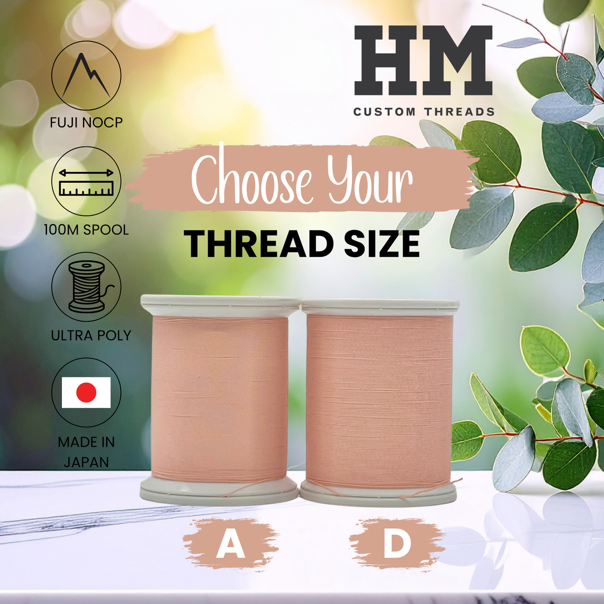 Fuji 049 Diet Peach Ultra Poly NOCP Thread
