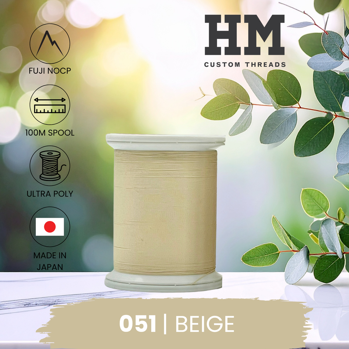 Fuji 051 Beige Ultra Poly NOCP Thread