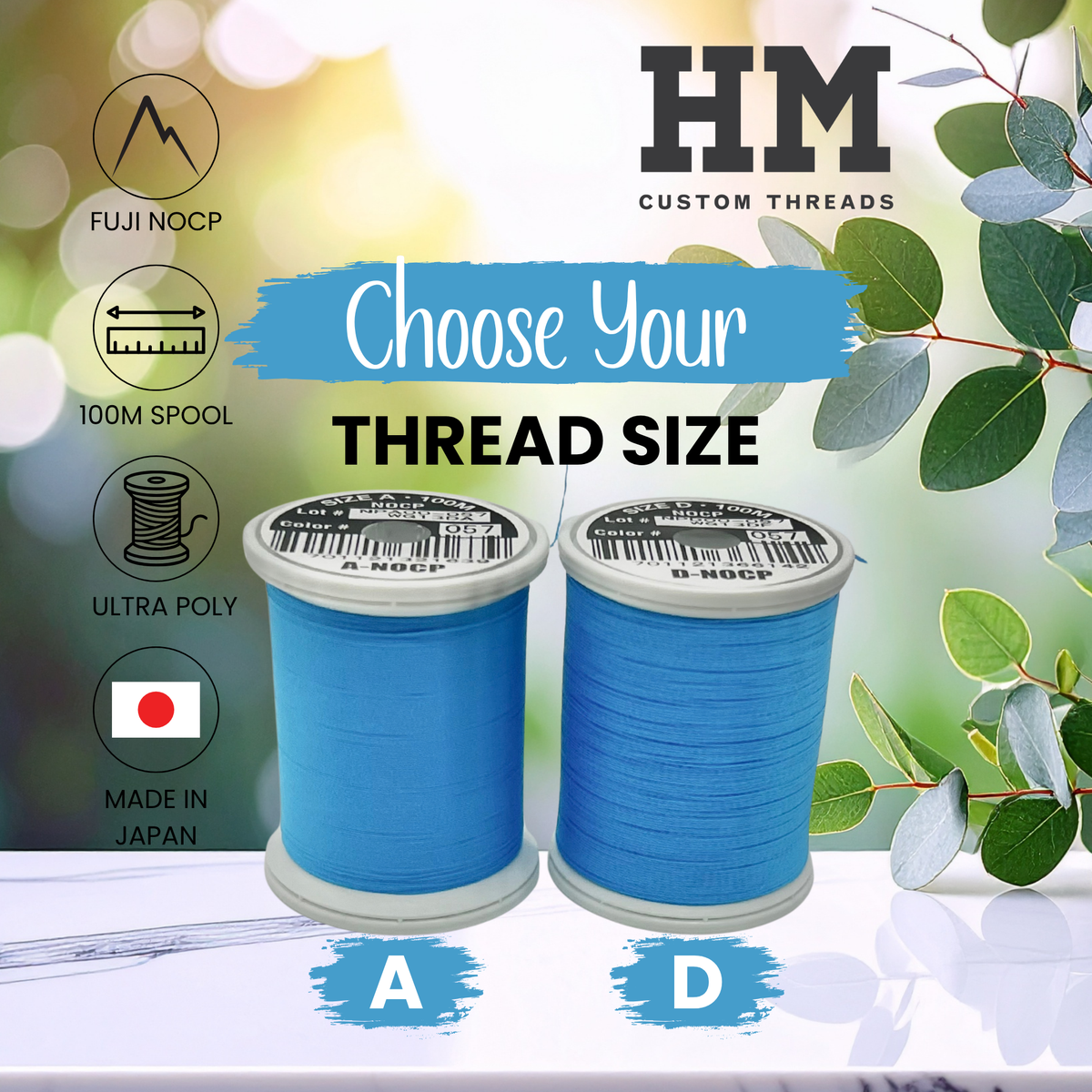 Fuji 057 Cerulean Blue Ultra Poly NOCP Thread