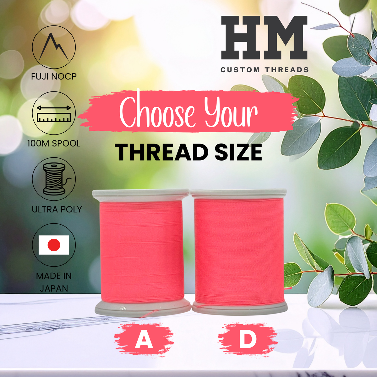 Fuji 502 Neon Pink Ultra Poly NOCP Thread