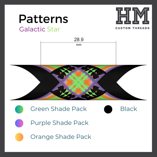 Galactic Star Pattern Step by Step