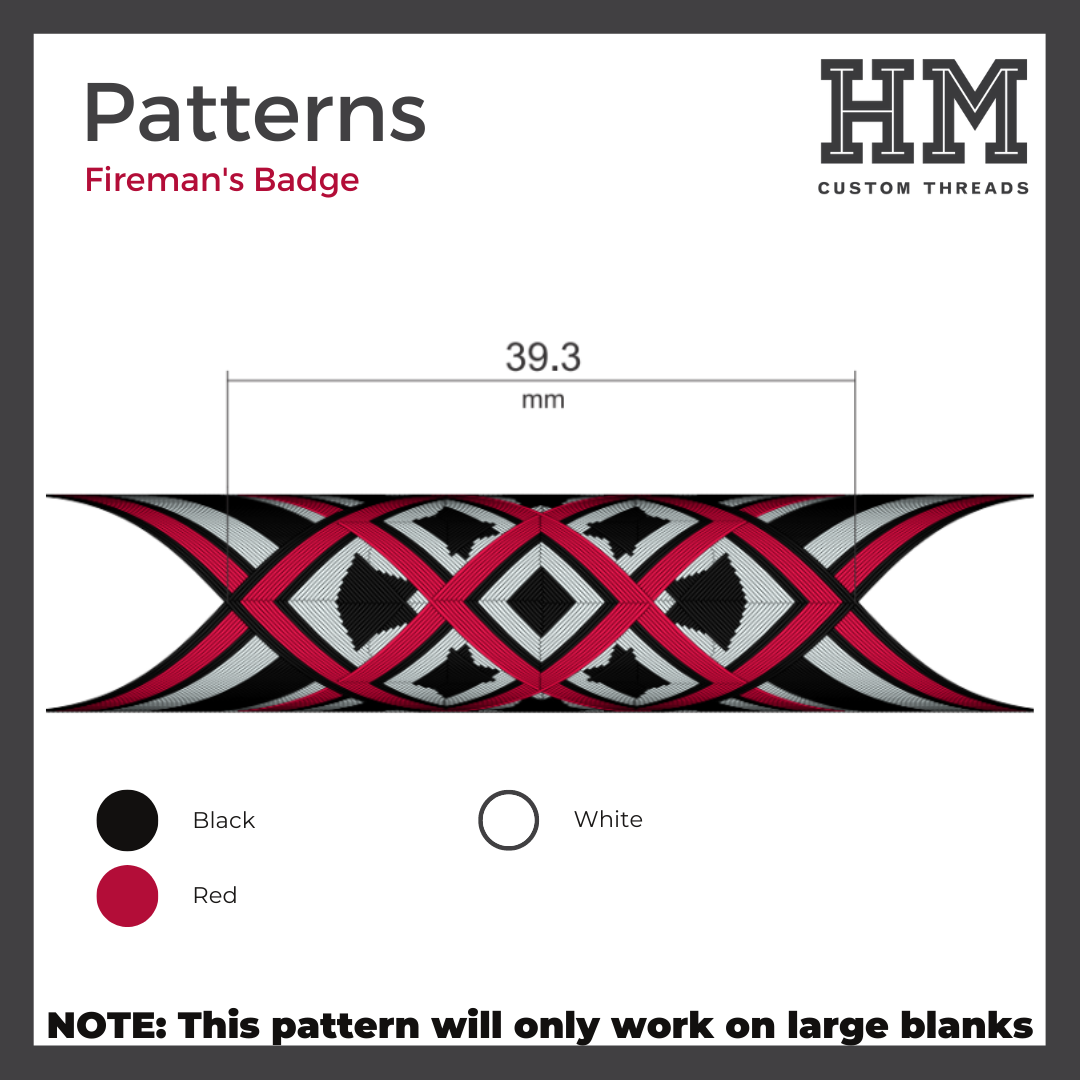 Fireman's Badge Step by Step – HM Custom Threads