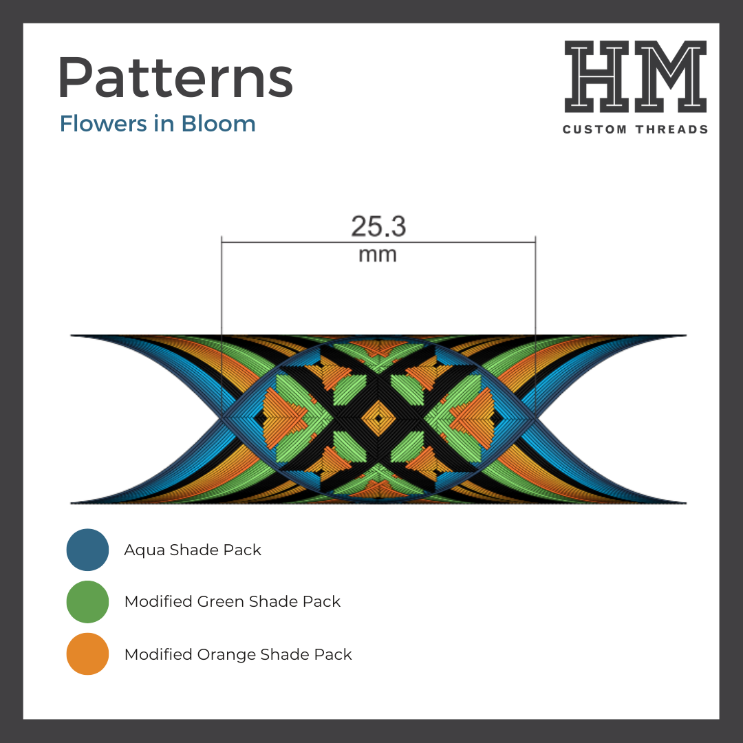 Flowers in Bloom – HM Custom Threads