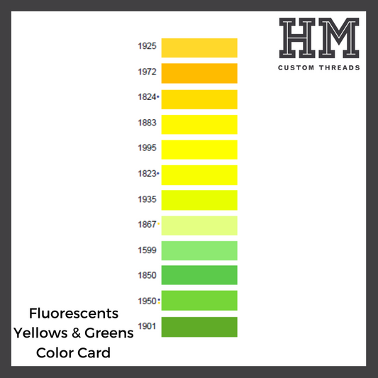 Madeira Fluorescents - Yellows & Greens