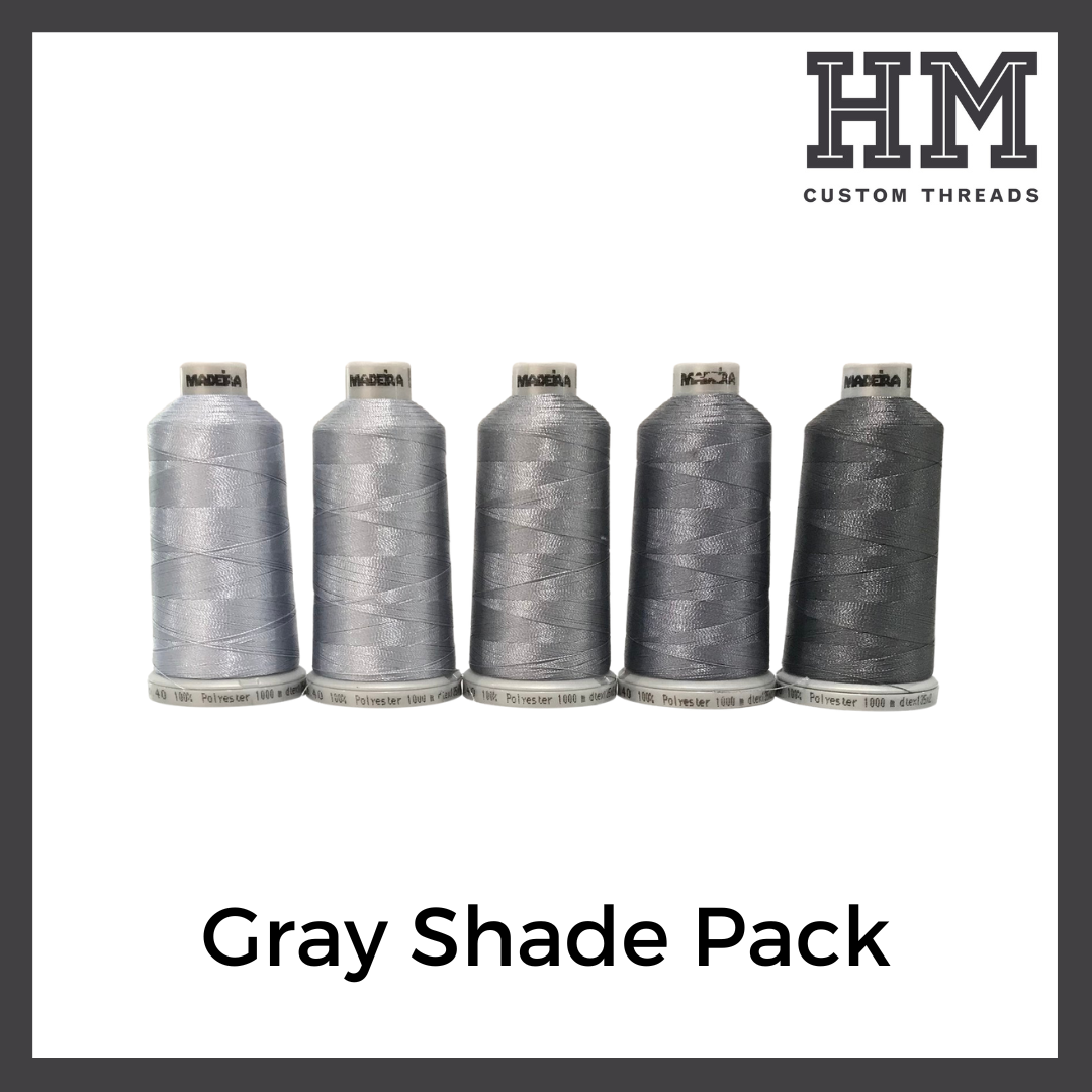 Grey Shade Pack – HM Custom Threads