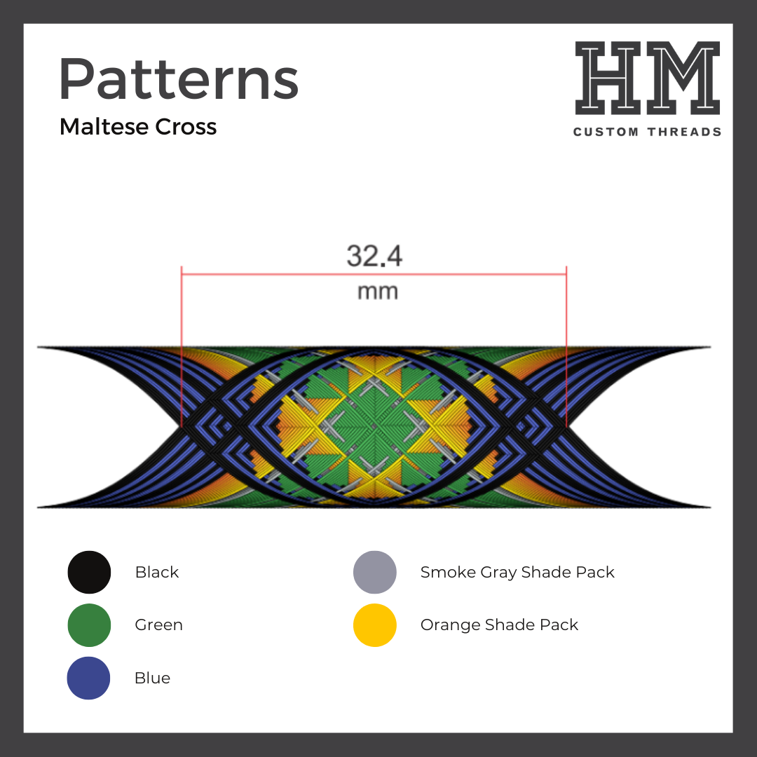 Maltese Cross Variation – HM Custom Threads