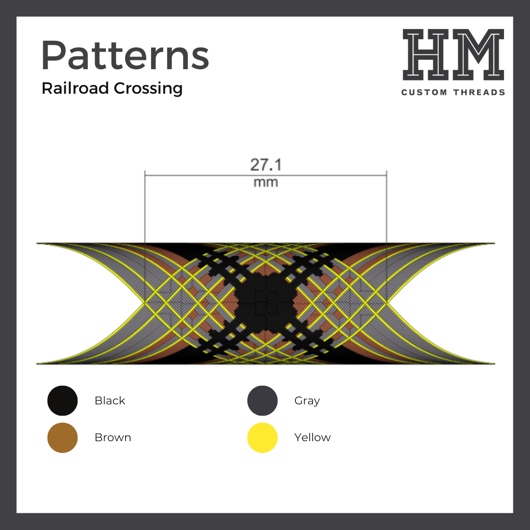 RailRoad Crossing Step by Step – HM Custom Threads