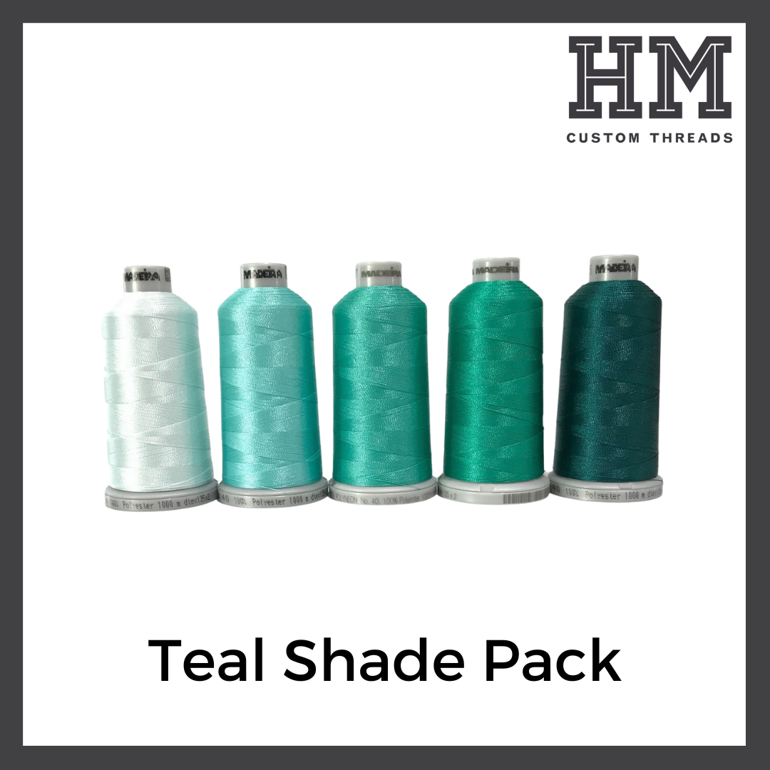 Teal Shade Pack – HM Custom Threads