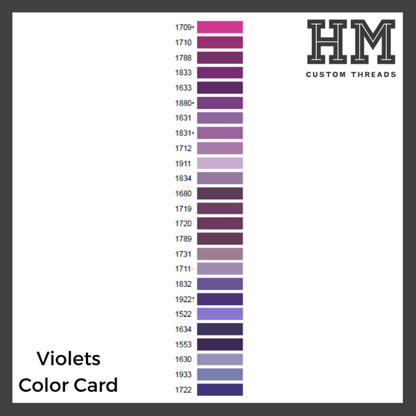 Madeira Violets – HM Custom Threads