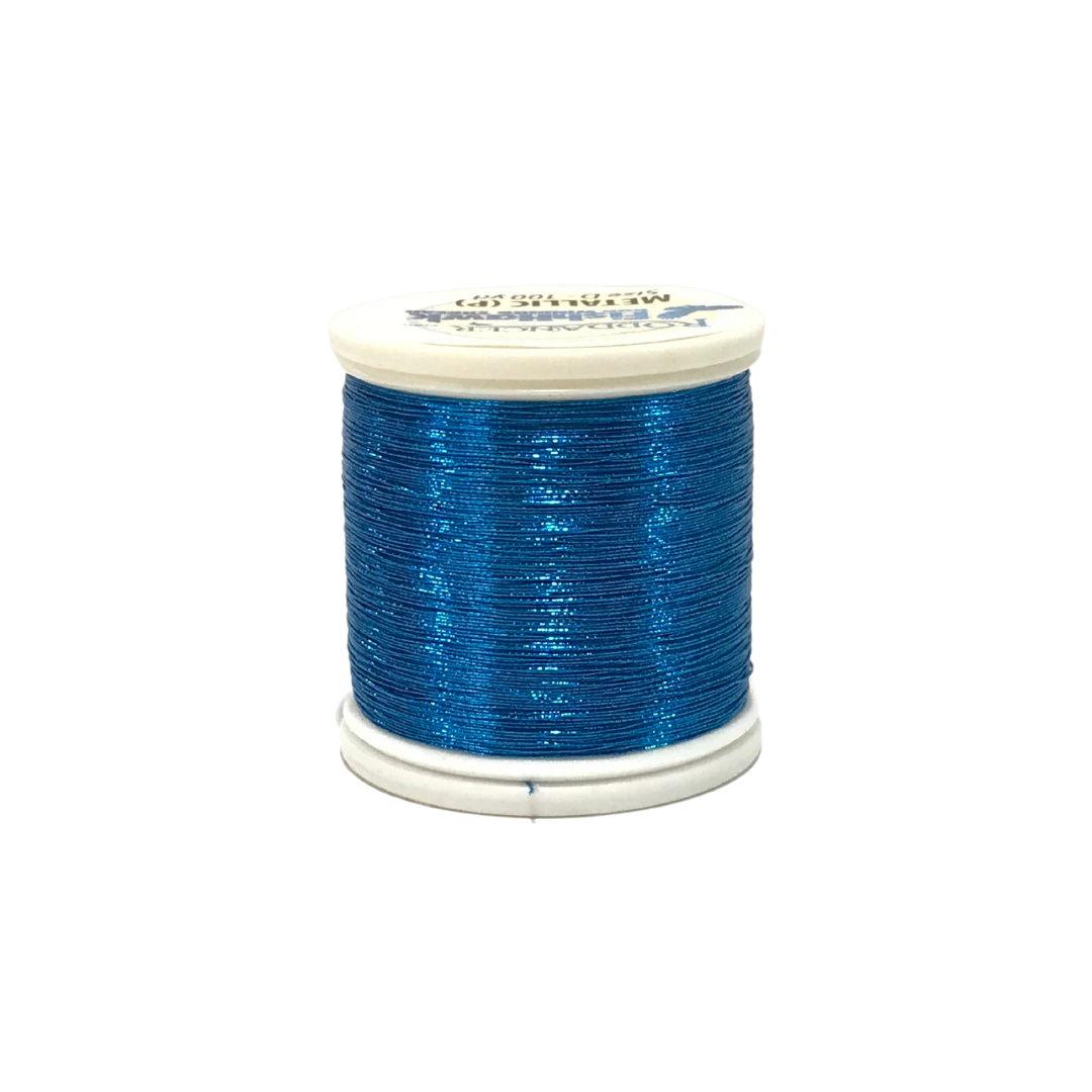 FishHawk Electric Blue Metallic Thread size D – HM Custom Threads