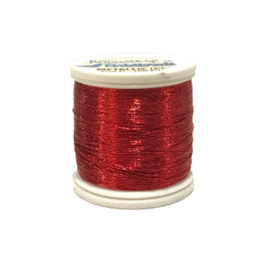 FishHawk Red Metallic Thread size D